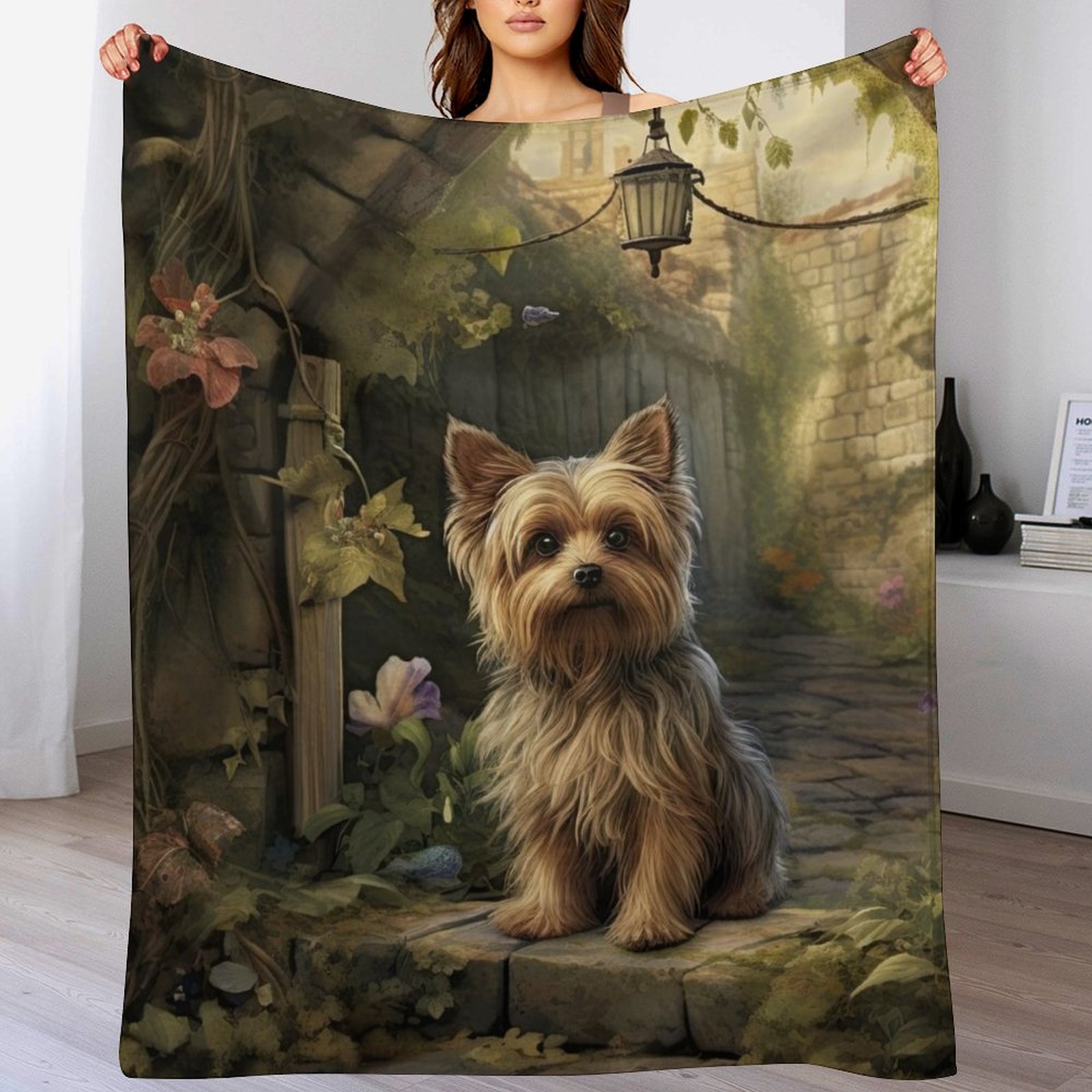 3D Printing Yorkshire - kleine Yorkie Yorkshire Terrier-hond in oude