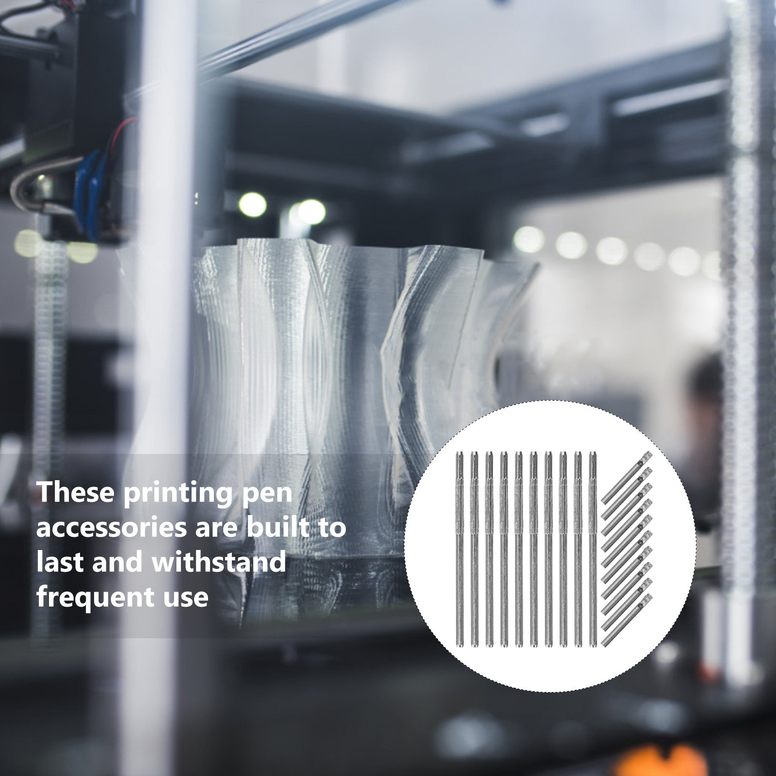 3D Printing Result - 1Set Premium Metalen 3D-printer Penpunt Accessoirekit