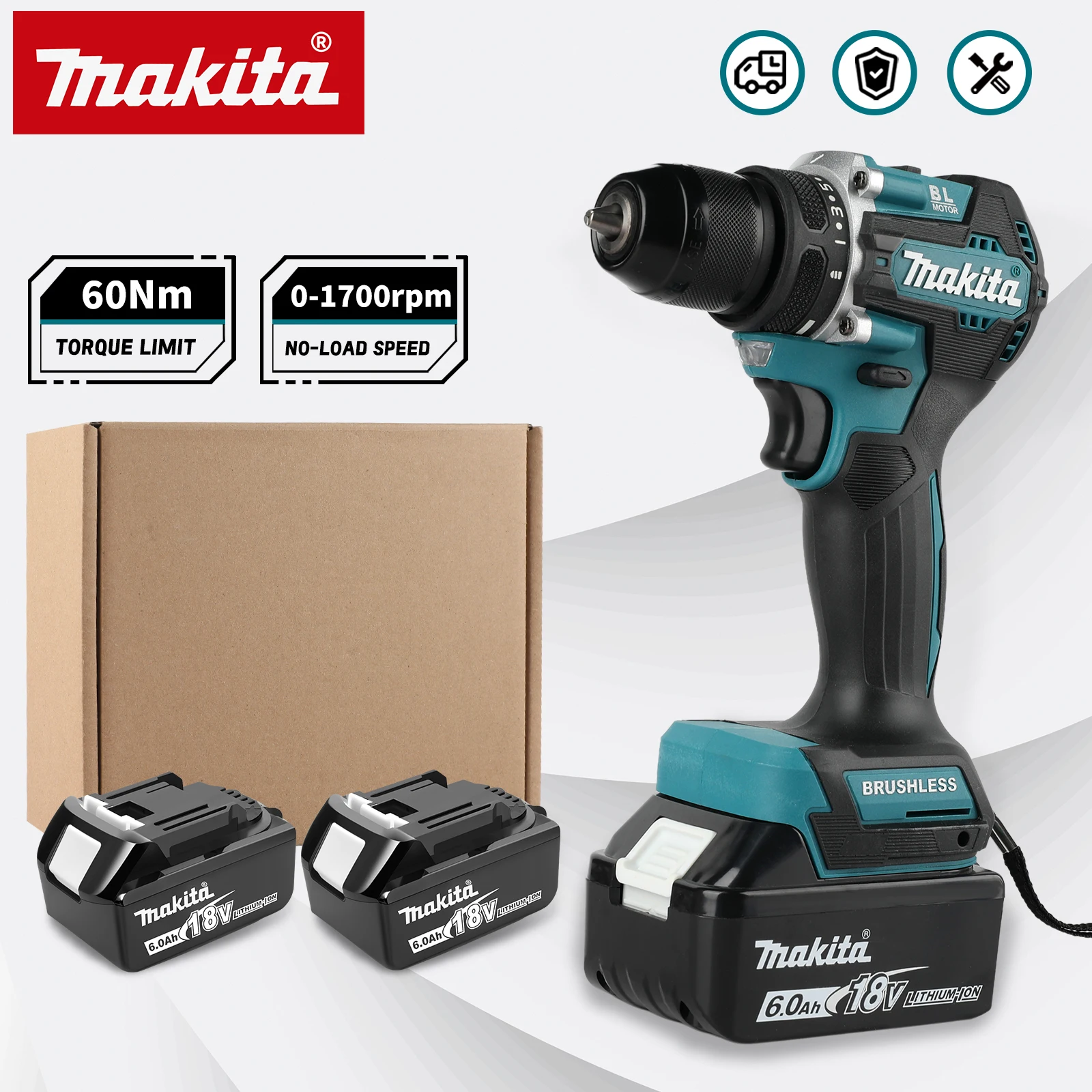 Makita Drill Ddf484 - Makita DDF487 18V Lithium-ion Boormachine 10mm