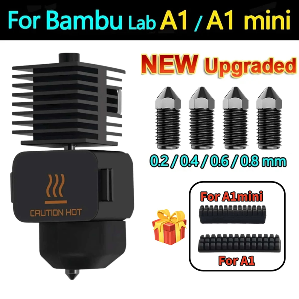Nozzle 0.4Mm Hardened - Upgrade Hotend Kit voor Bambu Lab