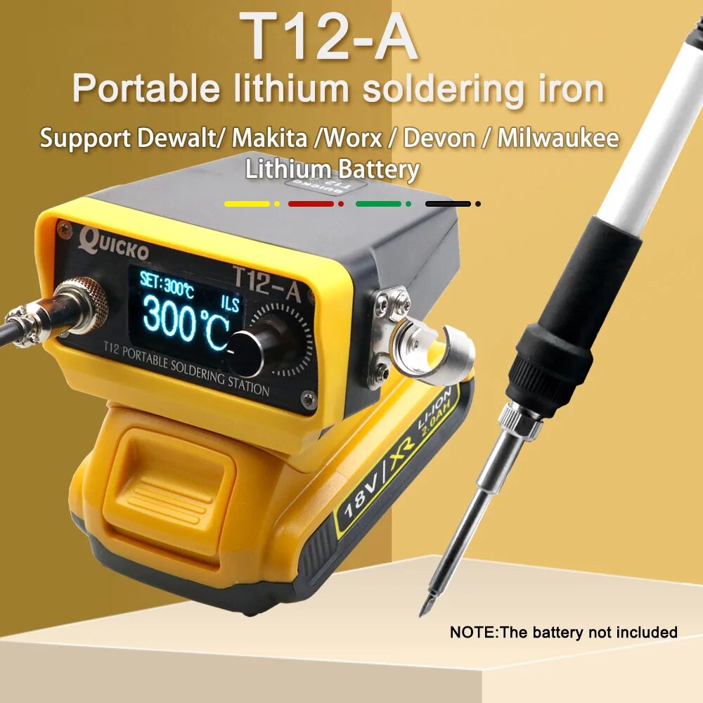 Milwaukee Drill M12 Fuel - 72W T12 Snoerloze Soldeerstation Soldeerijzer Voor