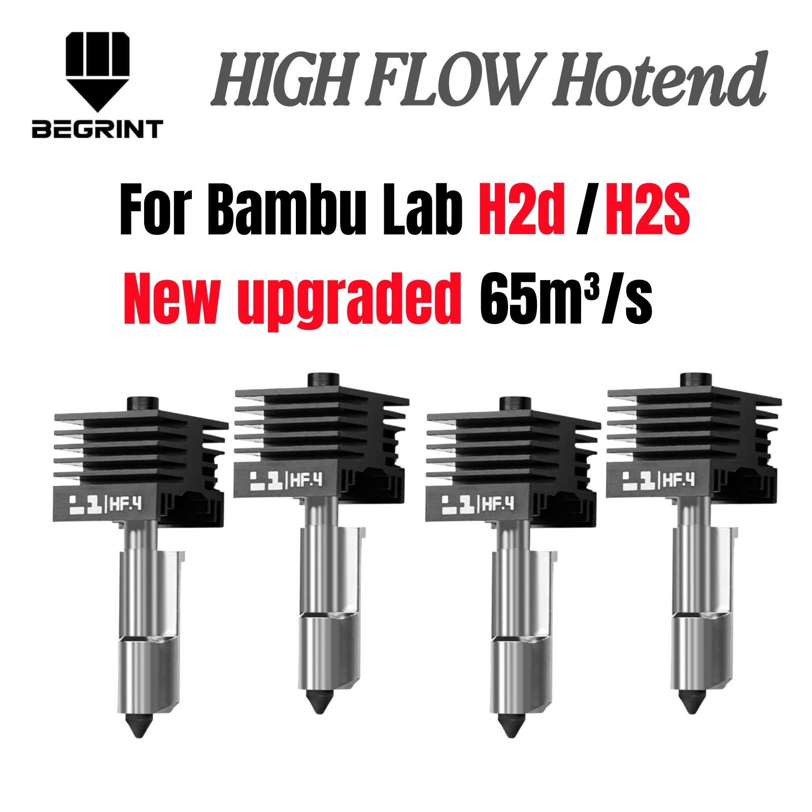 Nozzle 0.4Mm Hardened - Voor Bambu Lab H2S H2D High