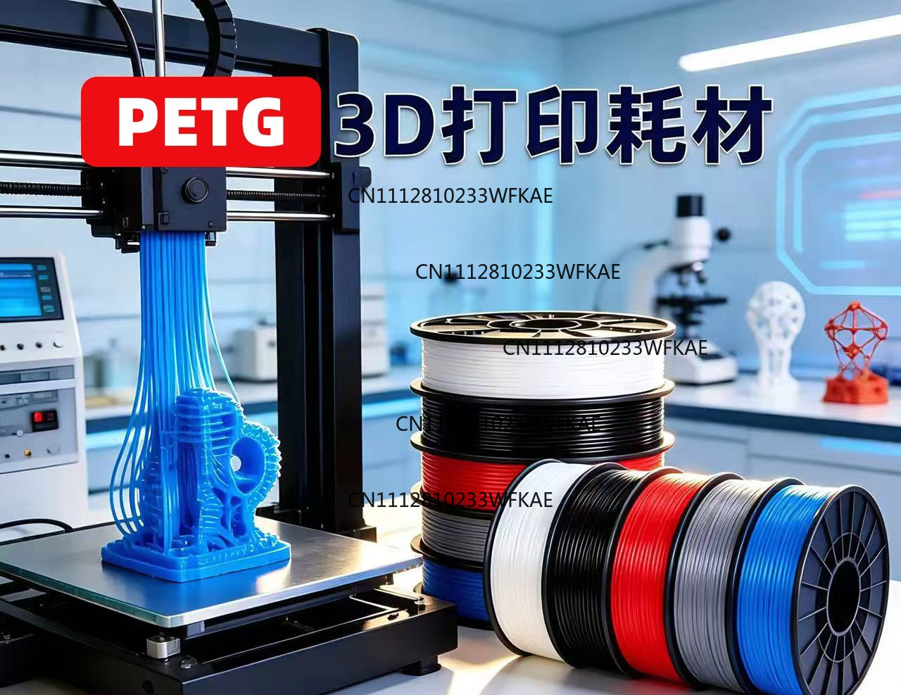 3D Printing Material - Verbruiksartikelen voor 3D-printen PETG-draad geschikt voor