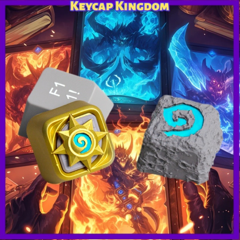 3D Printing Keycaps - Hearthstone WOW Gepersonaliseerde Keycaps 3D-geprinte hars