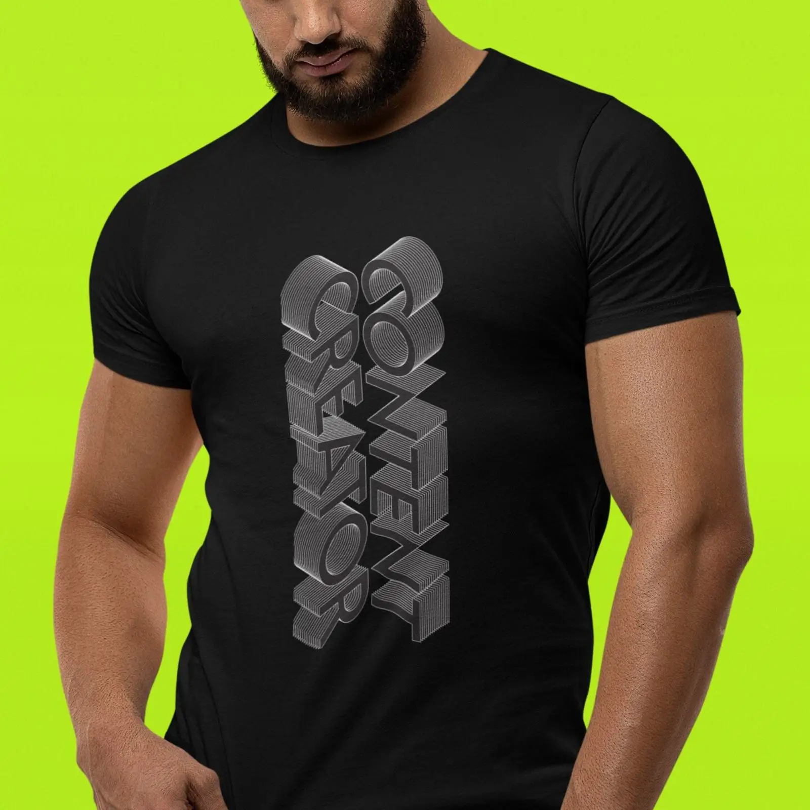3D Printing Youtubers - Content Creator 3D Typografie T-shirt voor
