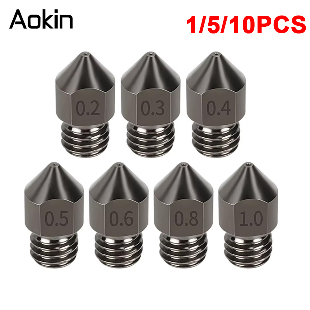Nozzle 0.4Mm Hardened - 1/5/10PCS MK8 Nozzle Upgrade Gehard Staal