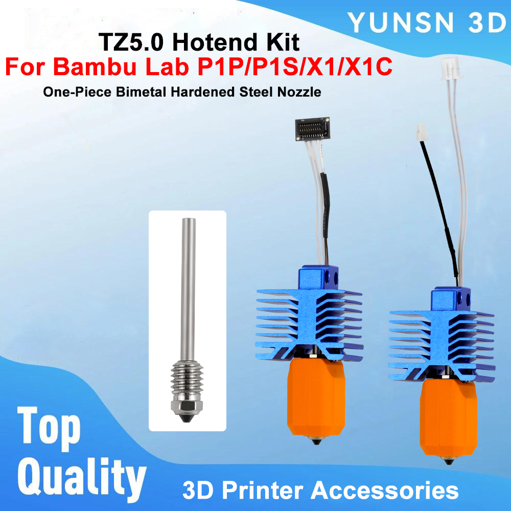 Nozzle 0.4Mm Hardened - TZ5.0 Hotend Kit voor Bambu Lab
