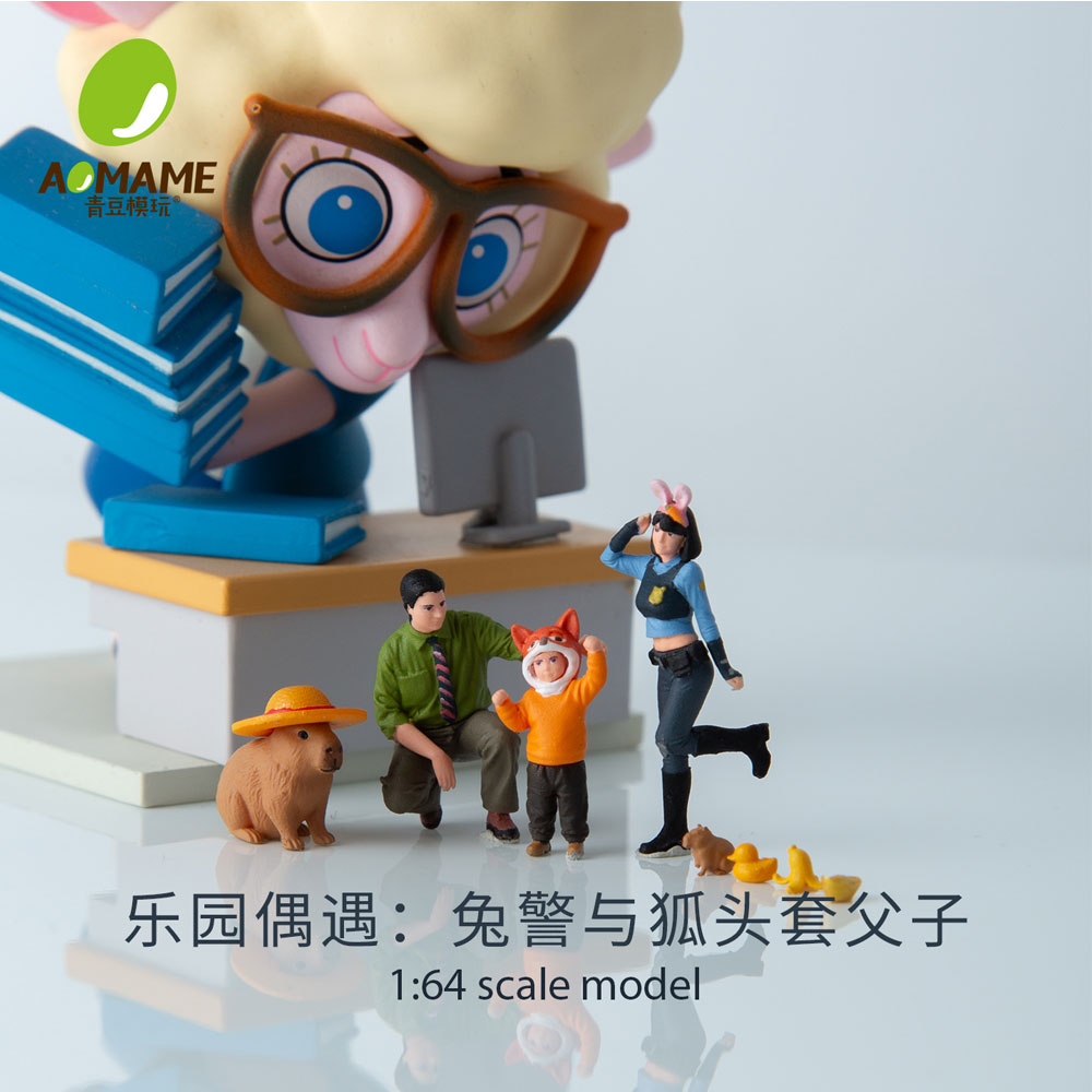 3D Printing Diecast Cars - Kicarmod 1:64 Zoo Capibara Konijn Figuur