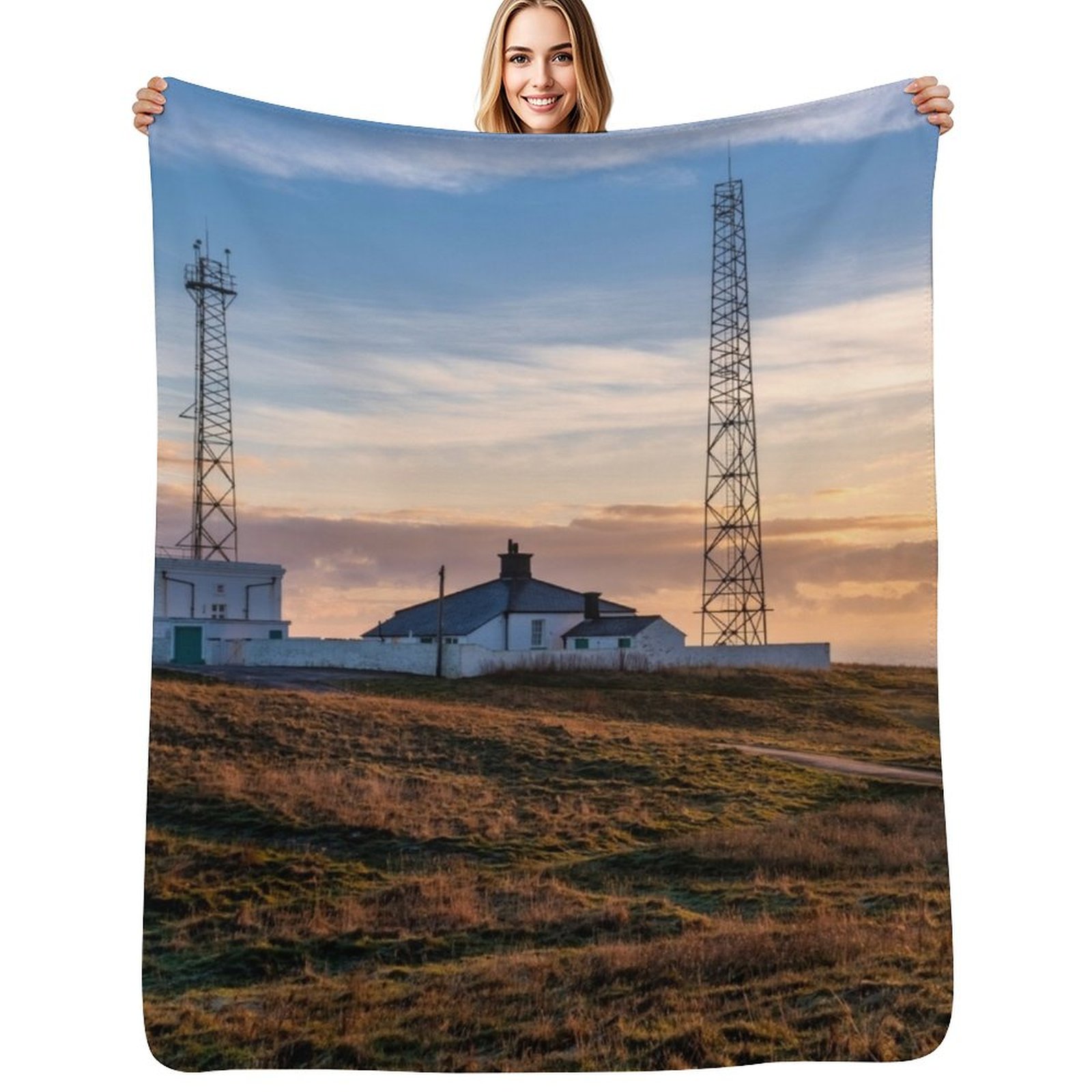 3D Printing Yorkshire - Flamborough Head Yorkshire Plaiddekens Luxe Plaid