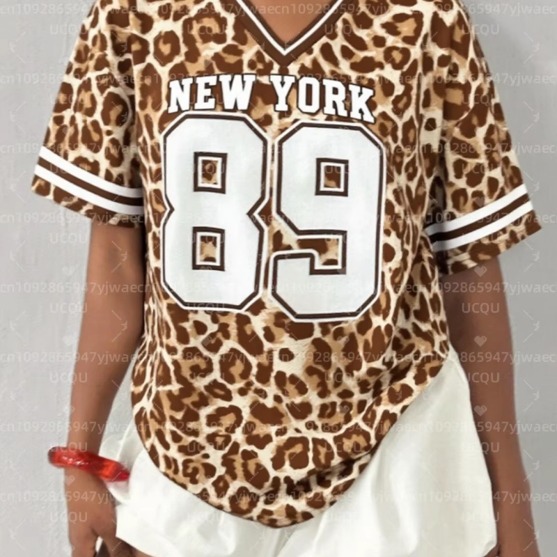 3D Printing York - NEW YORK NO.89 Gedrukt V-hals Dames