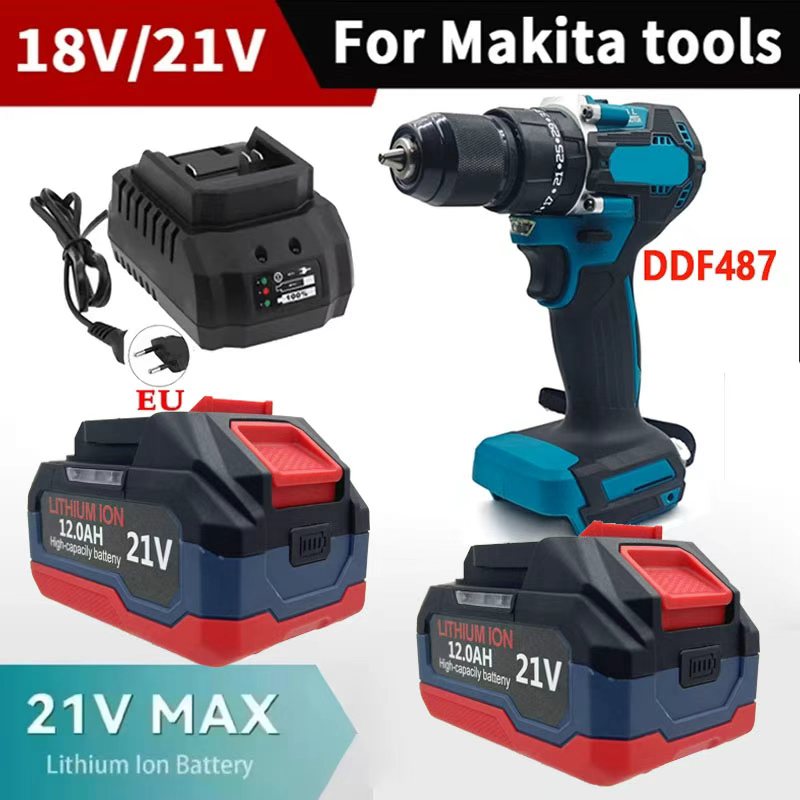 Makita Drill Ddf484 - 18V 21V 6.0 9.0 12.0Ah Oplaadbare