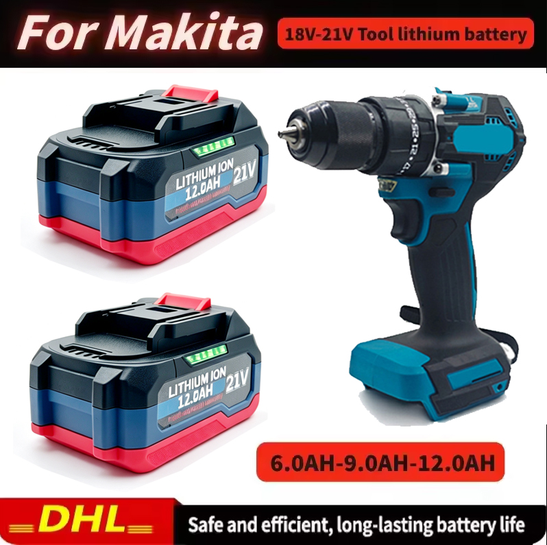 Makita Drill Ddf484 - 18V 21V 12.0Ah Oplaadbare Lithium Batterij