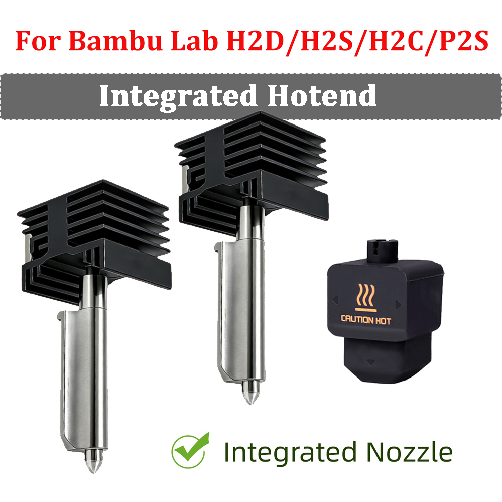 Nozzle 0.4Mm Hardened - Nieuwe geïntegreerde hotend voor Bambu Lab