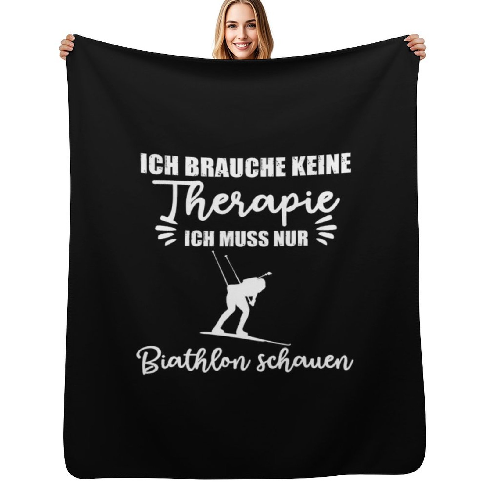 3D Printing Result - Biathlon-therapieresultaten biathlon deken van imitatiebont, zacht