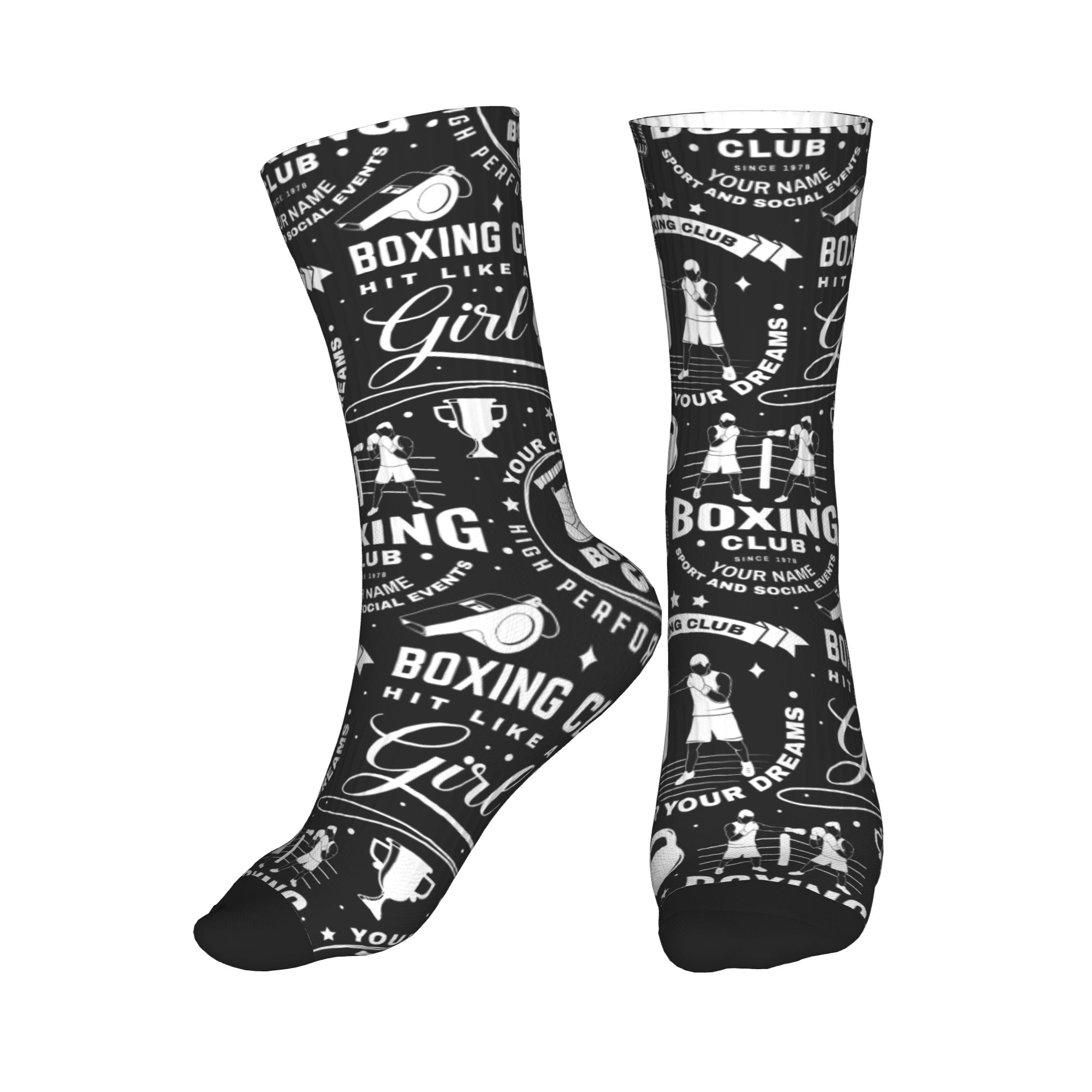 3D Printing Youtube - Harajuku Vintage Boxing Club Naadloze Print