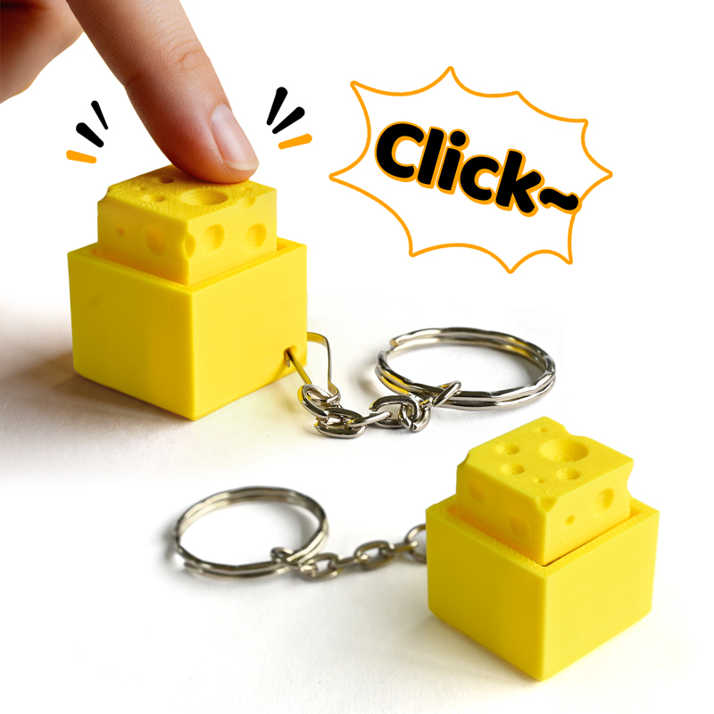 3D Geprinte Cheesy Key Fidget  - 3D Printing Keycaps recensie en prijs