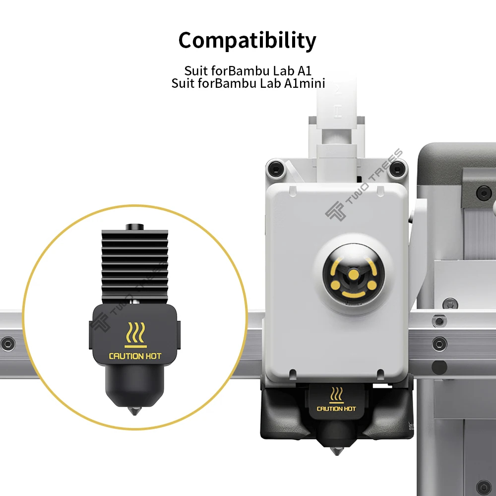 Upgrade Hotend Kit voor Bambu  - Nozzle 0.4Mm Hardened recensie en prijs