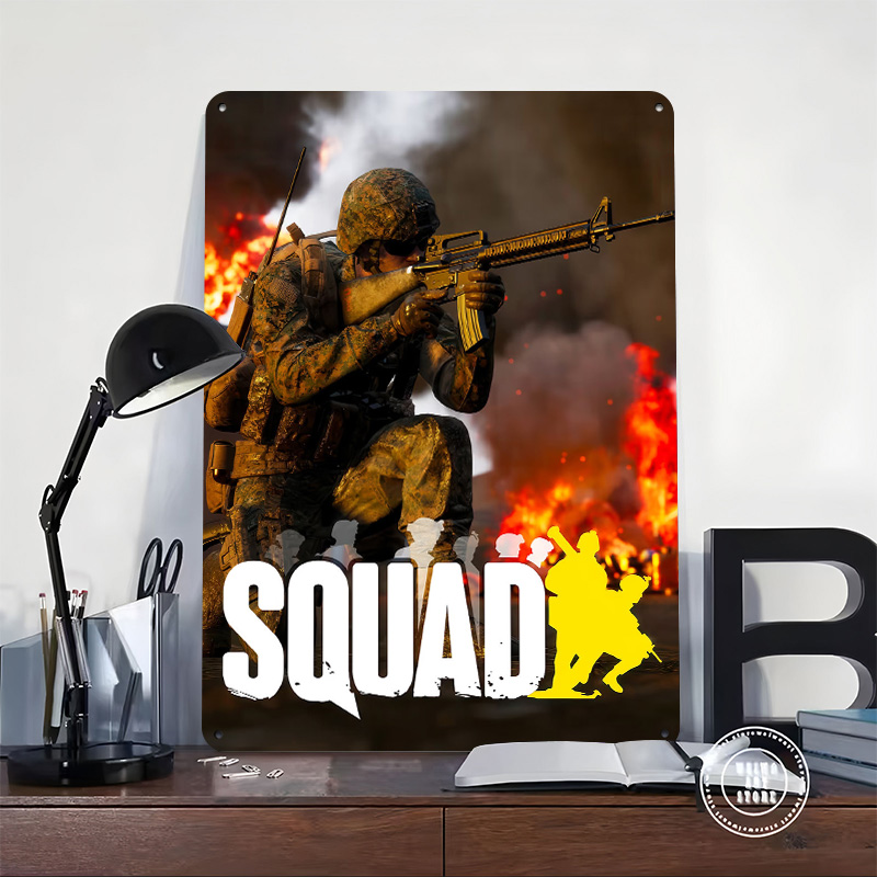 Squad Videogame Cover Art Post - 3D Printing Videos recensie en prijs