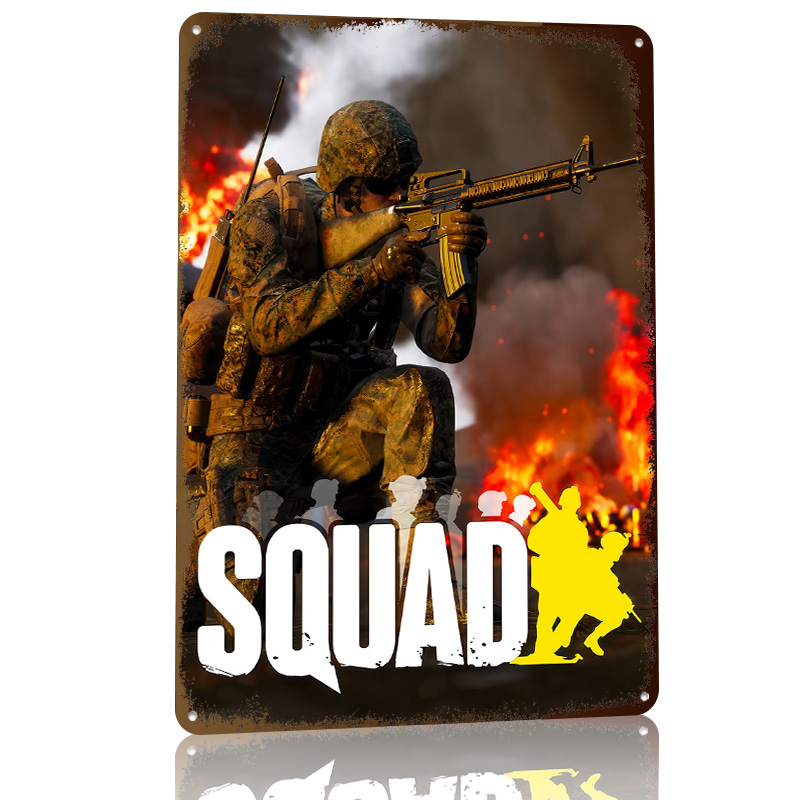 Squad Videogame Cover Art Post - 3D Printing Videos recensie en prijs
