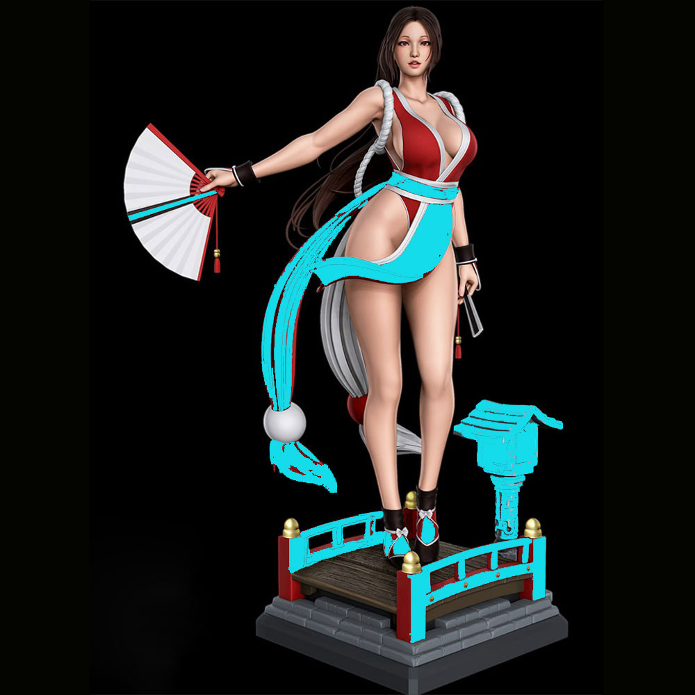 1/24 Sexy langharig meisje min - 3D Printing Article recensie en prijs