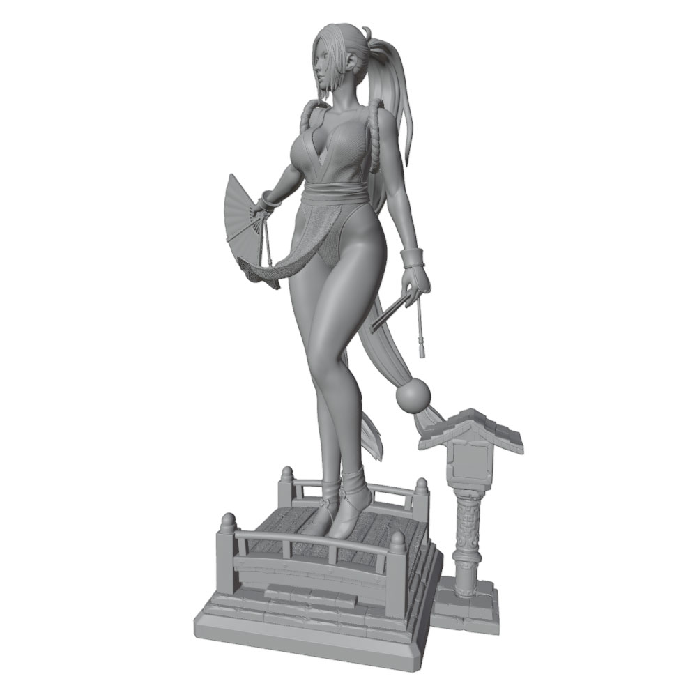 1/24 Sexy langharig meisje min - 3D Printing Article recensie en prijs