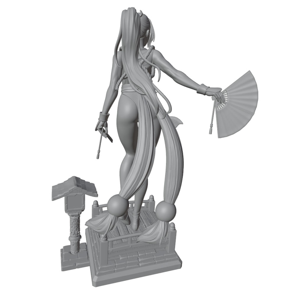 1/24 Sexy langharig meisje min - 3D Printing Article recensie en prijs