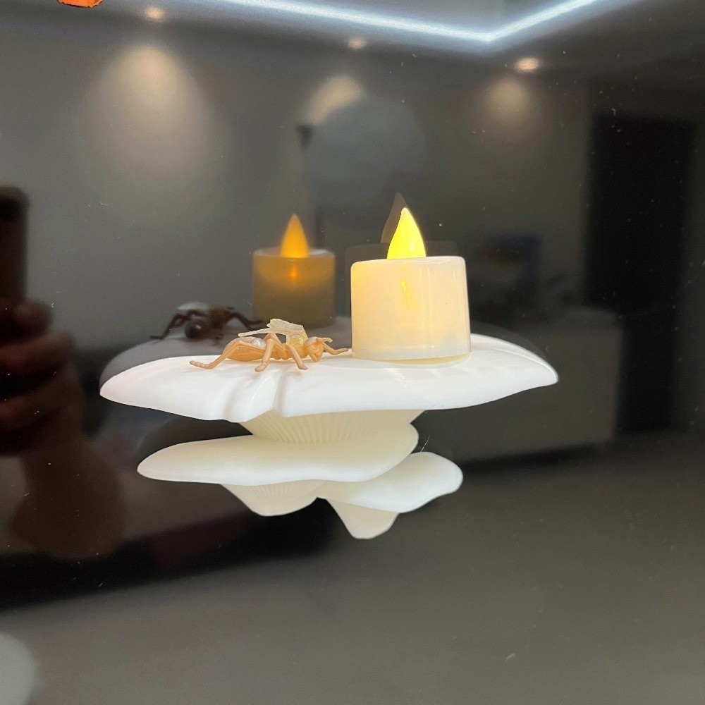 3D-geprint klein paddenstoelen - 3D Printing Desk recensie en prijs