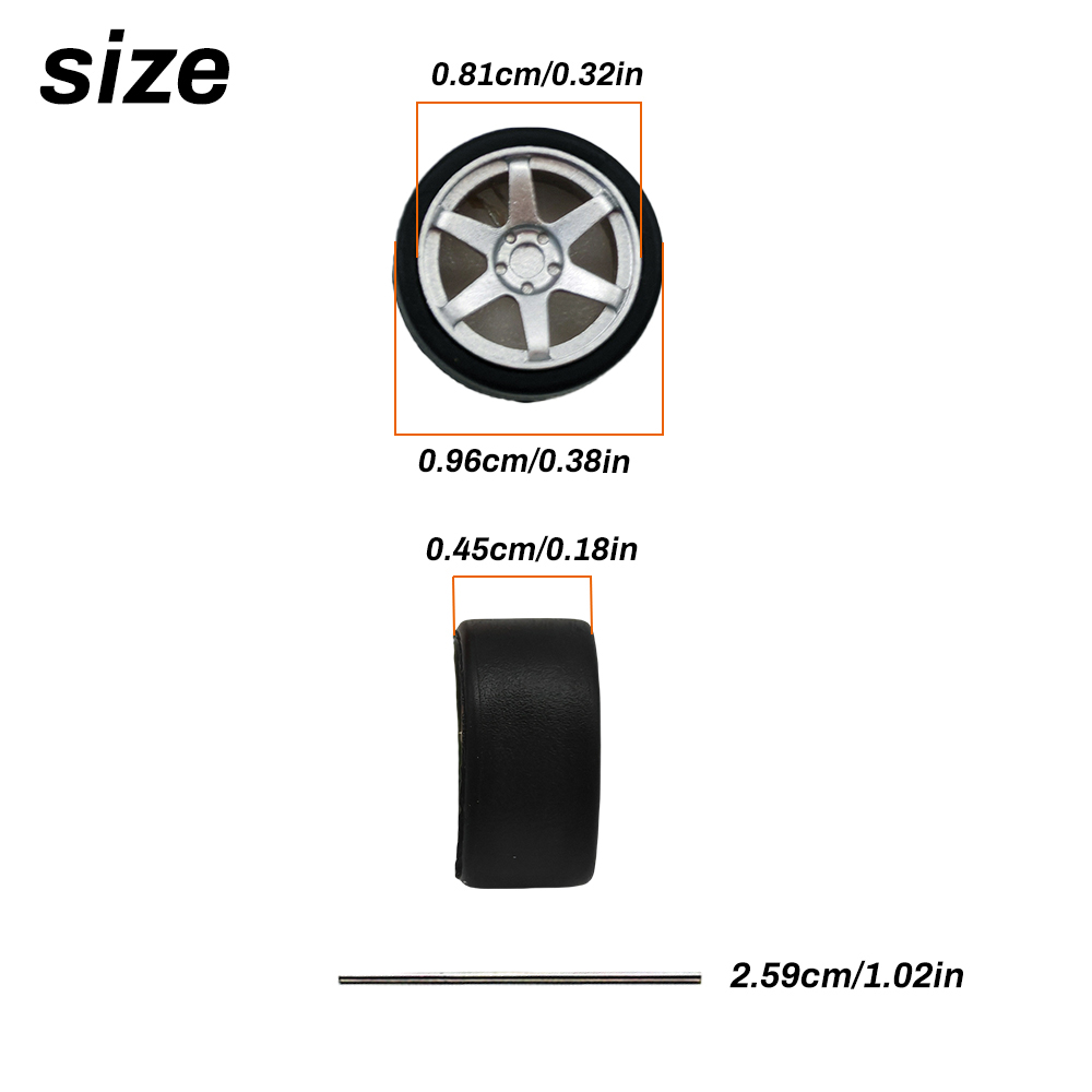 1:64 Schaalmodel Autowielen Ve - 3D Printing Diecast Cars recensie en prijs