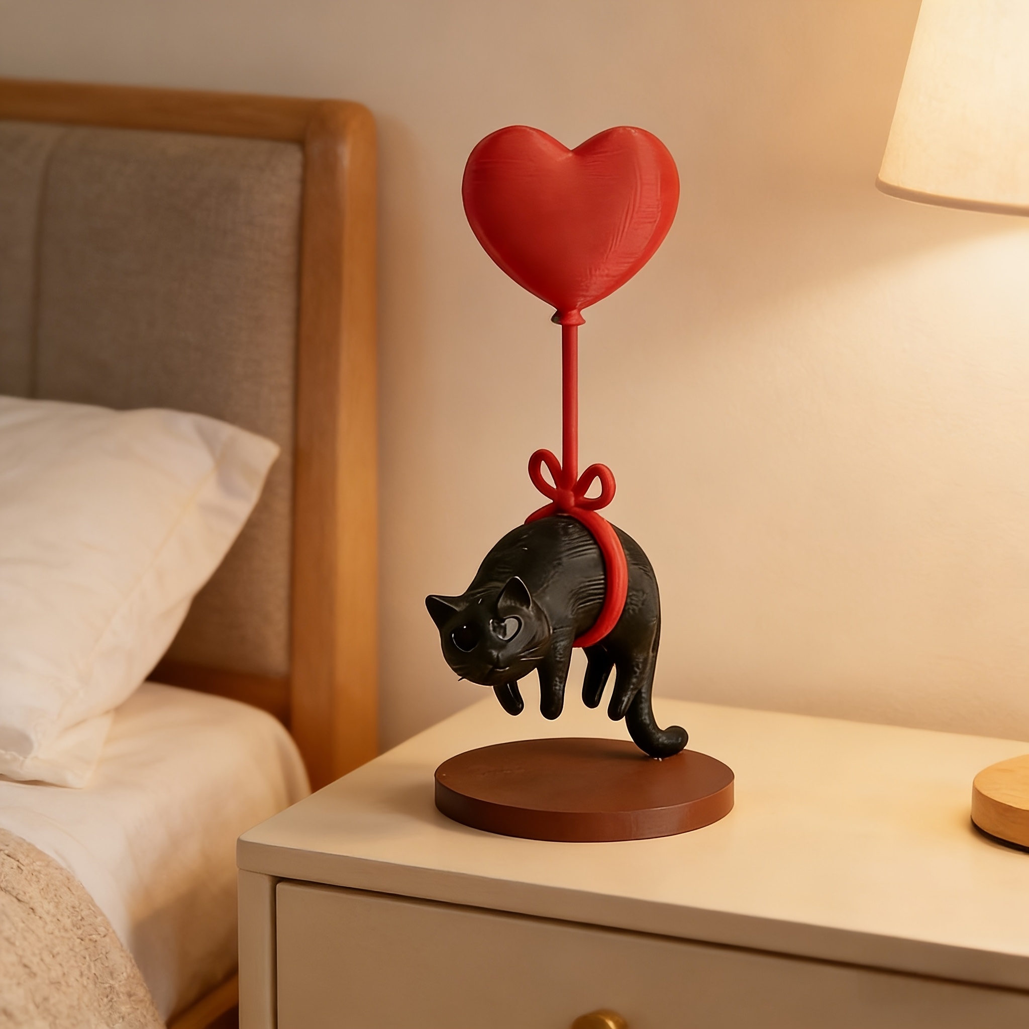Drijvende kat met hartballon 3 - 3D Printing Desk recensie en prijs