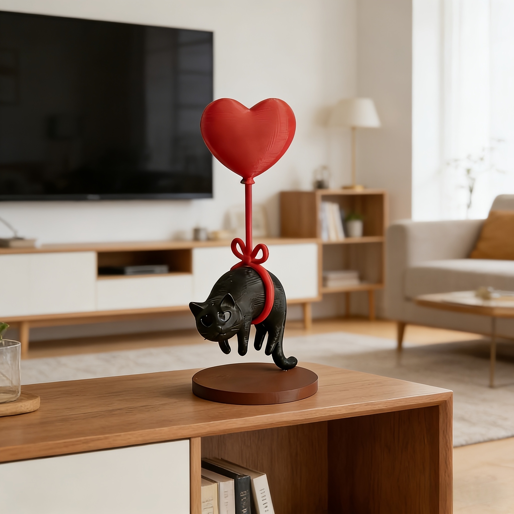 Drijvende kat met hartballon 3 - 3D Printing Desk recensie en prijs
