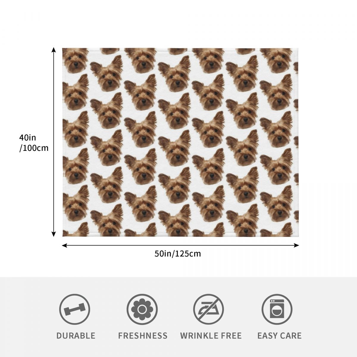 Yorkshire Terrier deken voor h - 3D Printing Yorkshire recensie en prijs