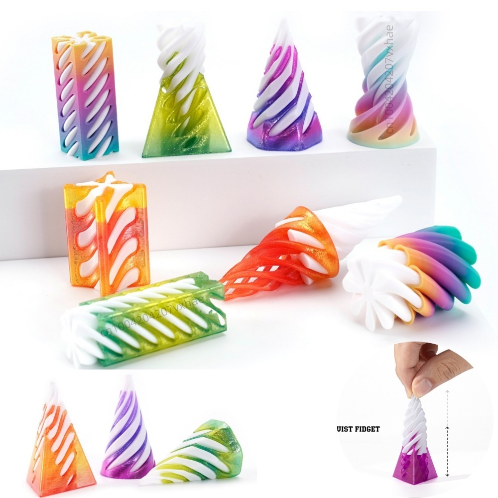 3D-geprinte Helix-schroef rote - 3D Printing Article recensie en prijs