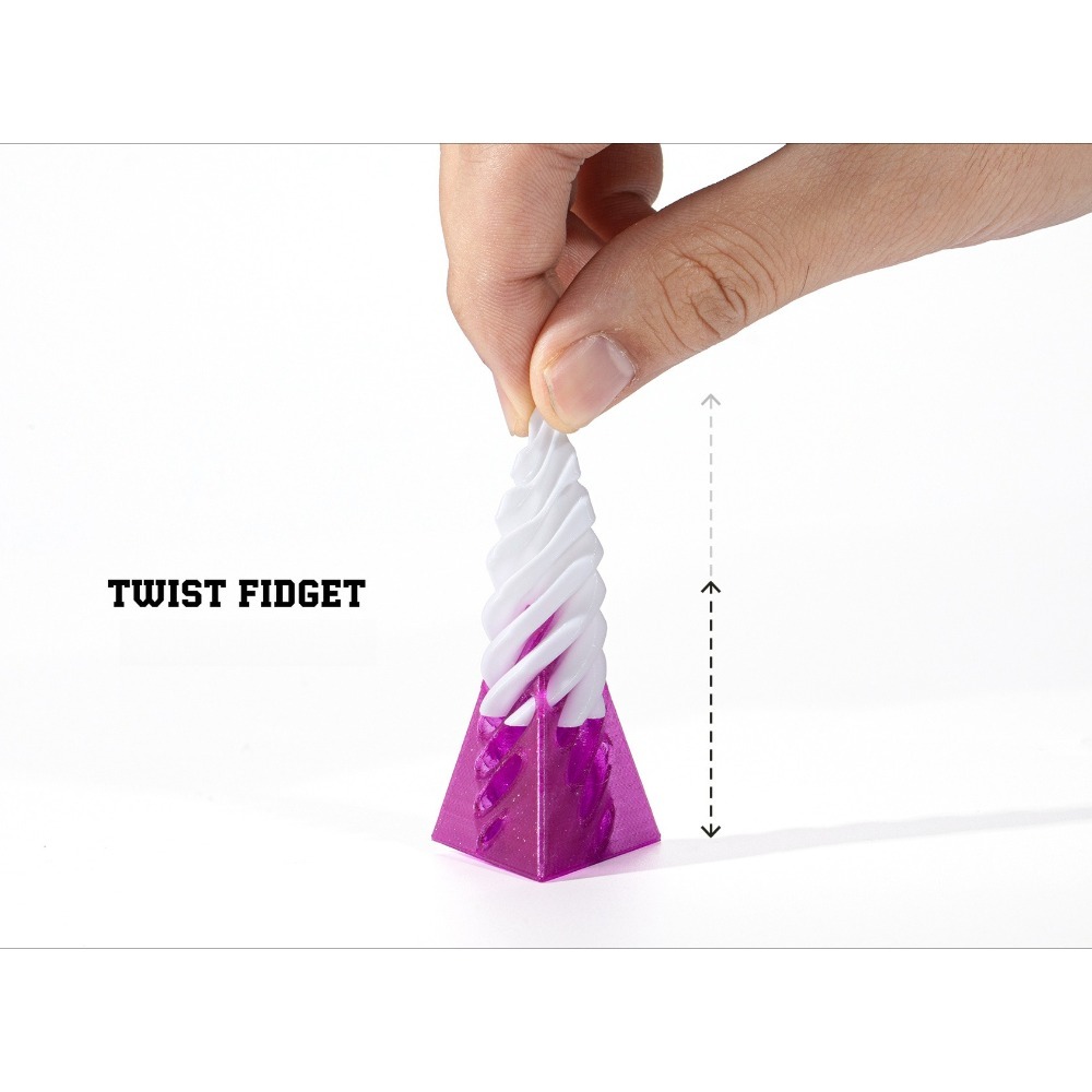 3D-geprinte Helix-schroef rote - 3D Printing Article recensie en prijs