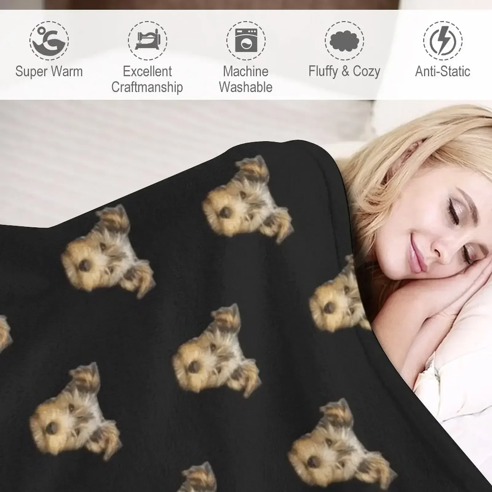 Yorkshire terrier deken, warm  - 3D Printing Yorkshire recensie en prijs