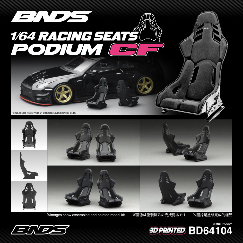 BNDS 1/64 Ongeverfde Racestoel - 3D Printing Diecast Cars recensie en prijs