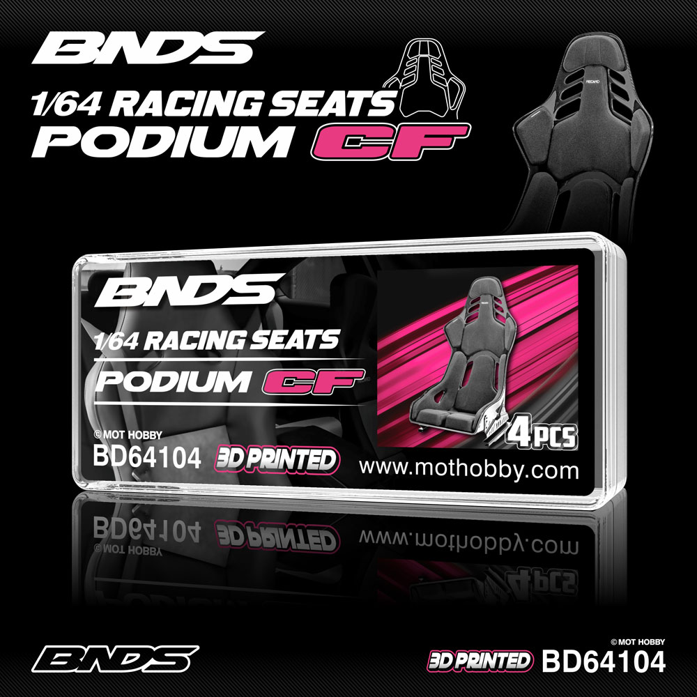 BNDS 1/64 Ongeverfde Racestoel - 3D Printing Diecast Cars recensie en prijs