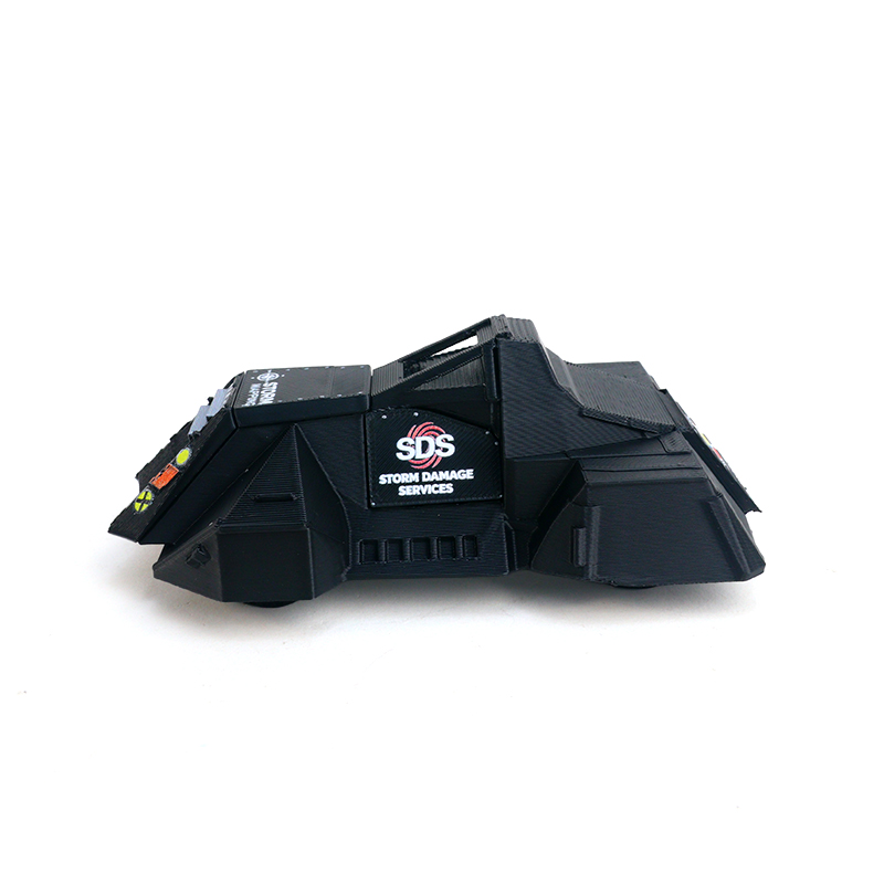 3D-geprint stormjager voertuig - 3D Printing Diecast Cars recensie en prijs