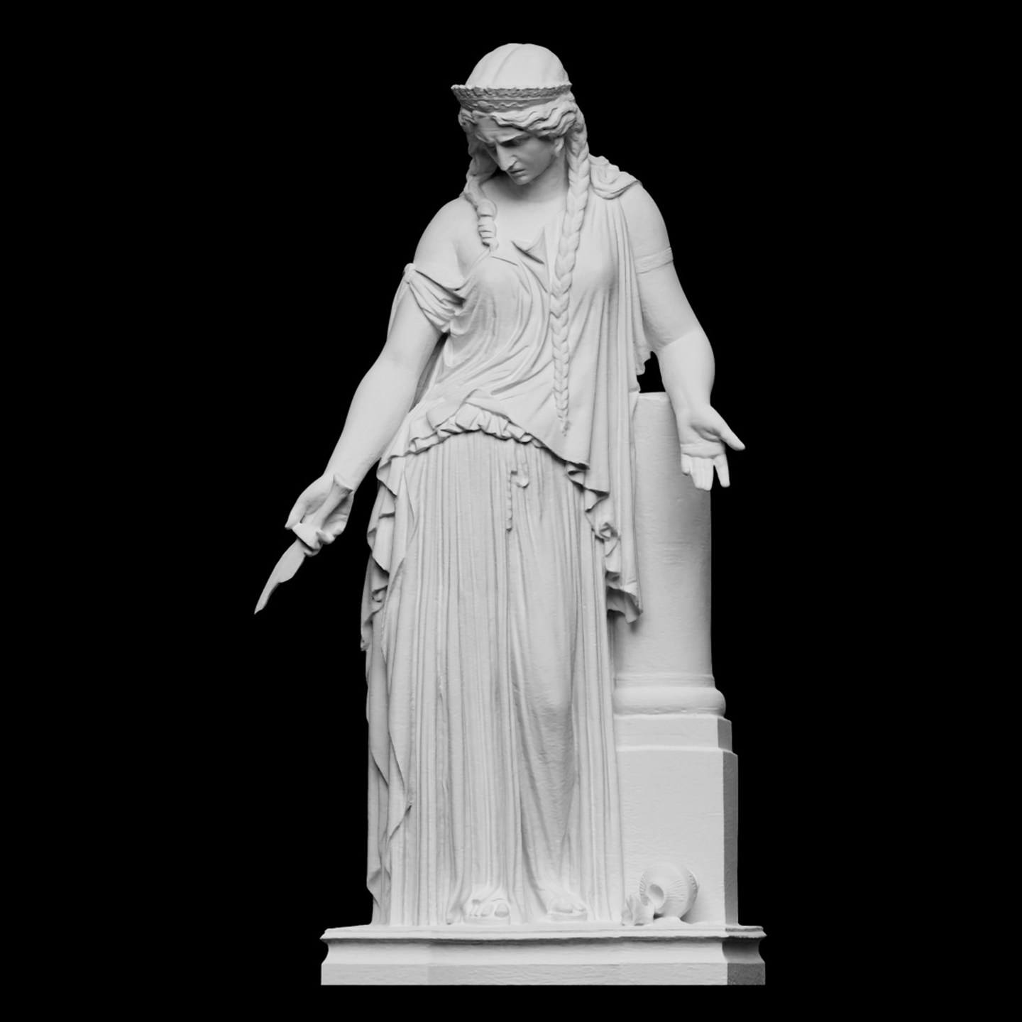 Sculptuur van “Medea”, 3D-gepr - 3D Printing Material recensie en prijs