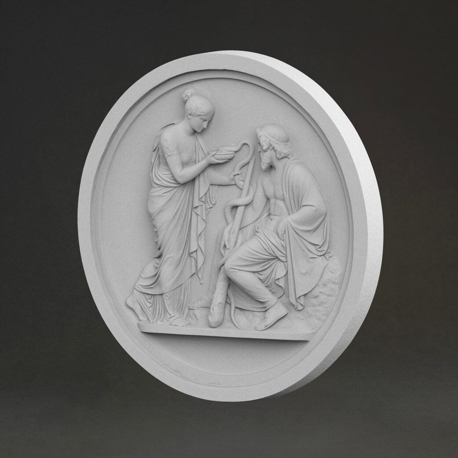 Sculptuur “Nemesis's recitatie - 3D Printing Material recensie en prijs