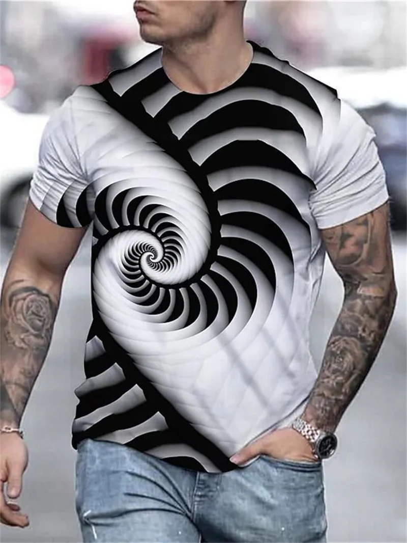 Mode heren T-shirt met print v - 3D Printing York recensie en prijs