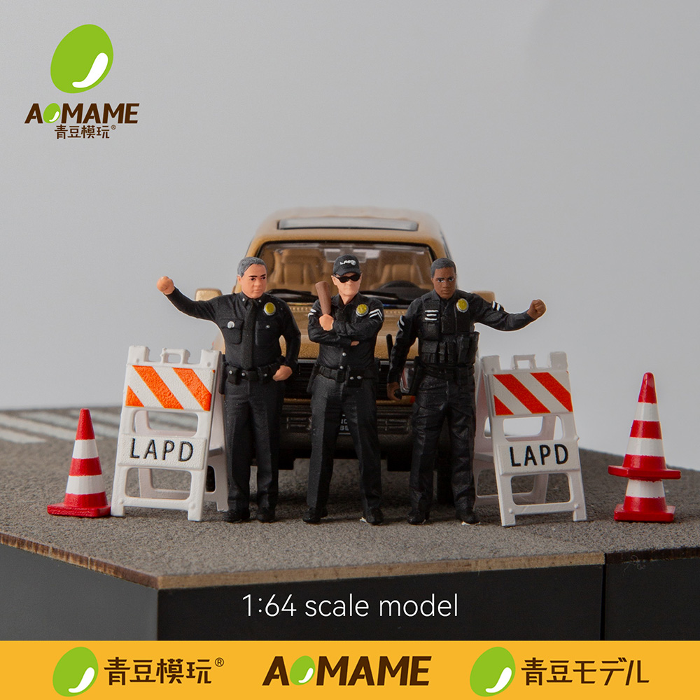 PreSale 1/64 LAPD Police Set h - 3D Printing Diecast Cars recensie en prijs