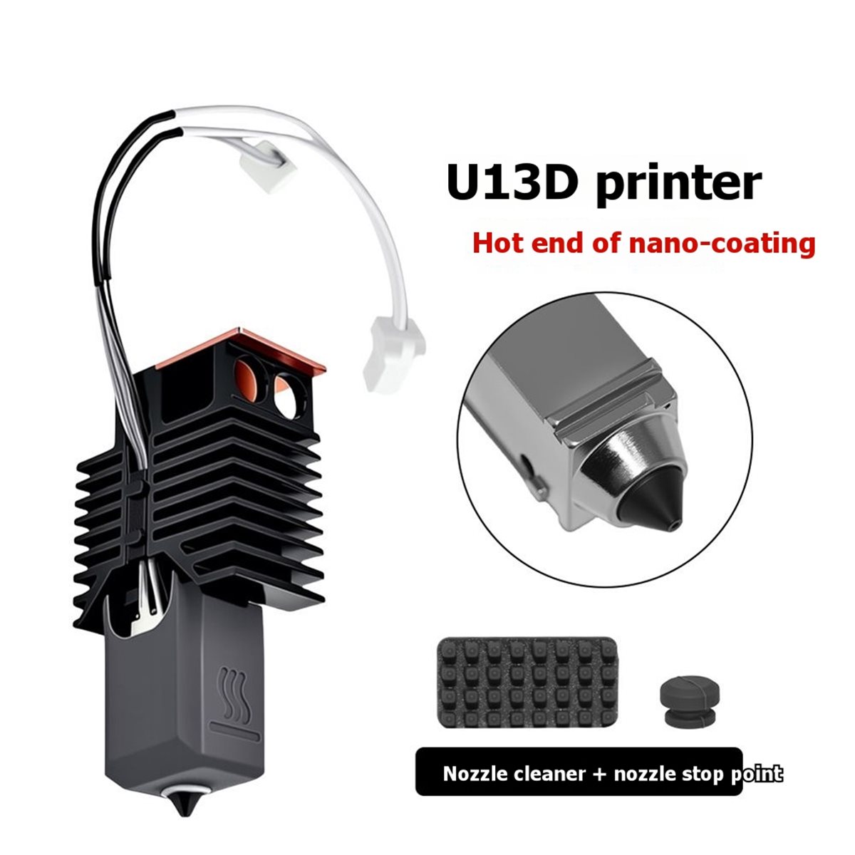 NIEUWE FABRIEK~Voor U1 Hotend  - Nozzle 0.4Mm Hardened recensie en prijs