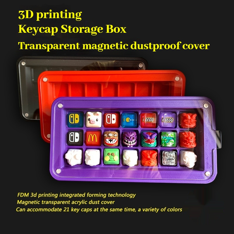 3D-geprinte Keycap opbergdoos  - 3D Printing Keycaps recensie en prijs