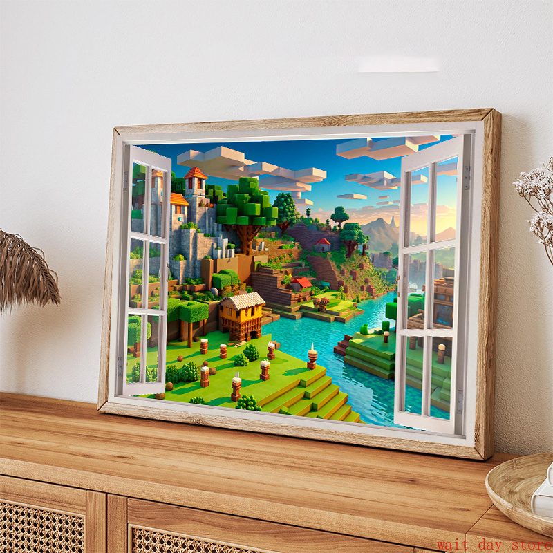 Block Pixel Video Game Landsch - 3D Printing Videos recensie en prijs