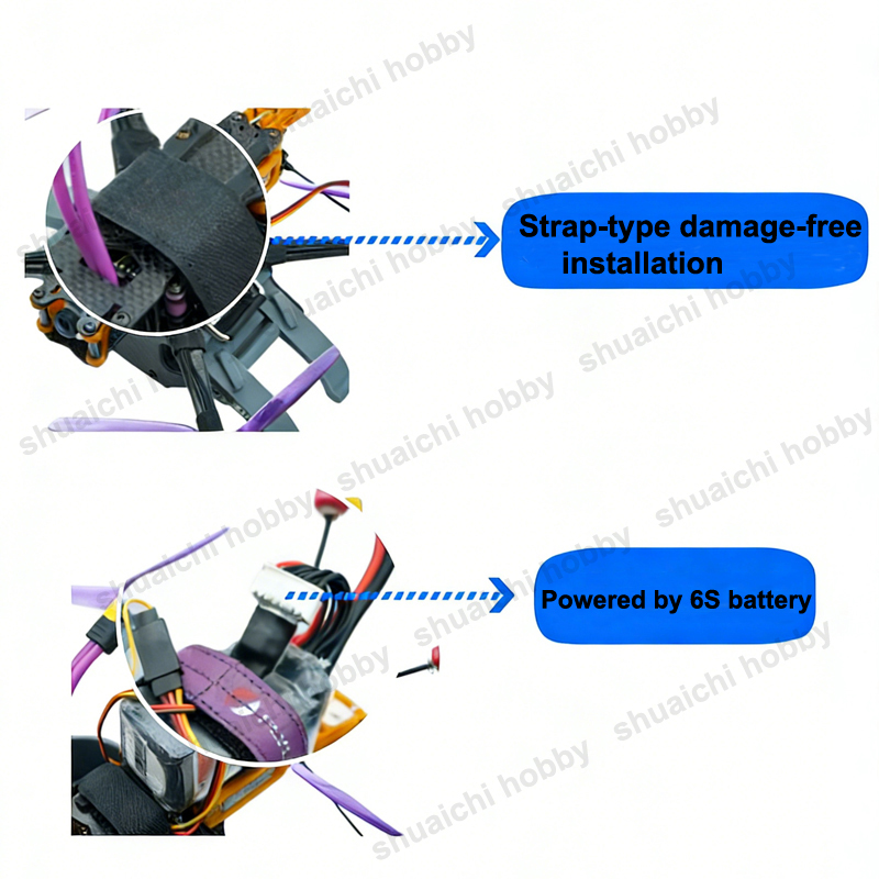 1PCS FPV Strap-Type Thrower Ai - 3D Printing Uav recensie en prijs