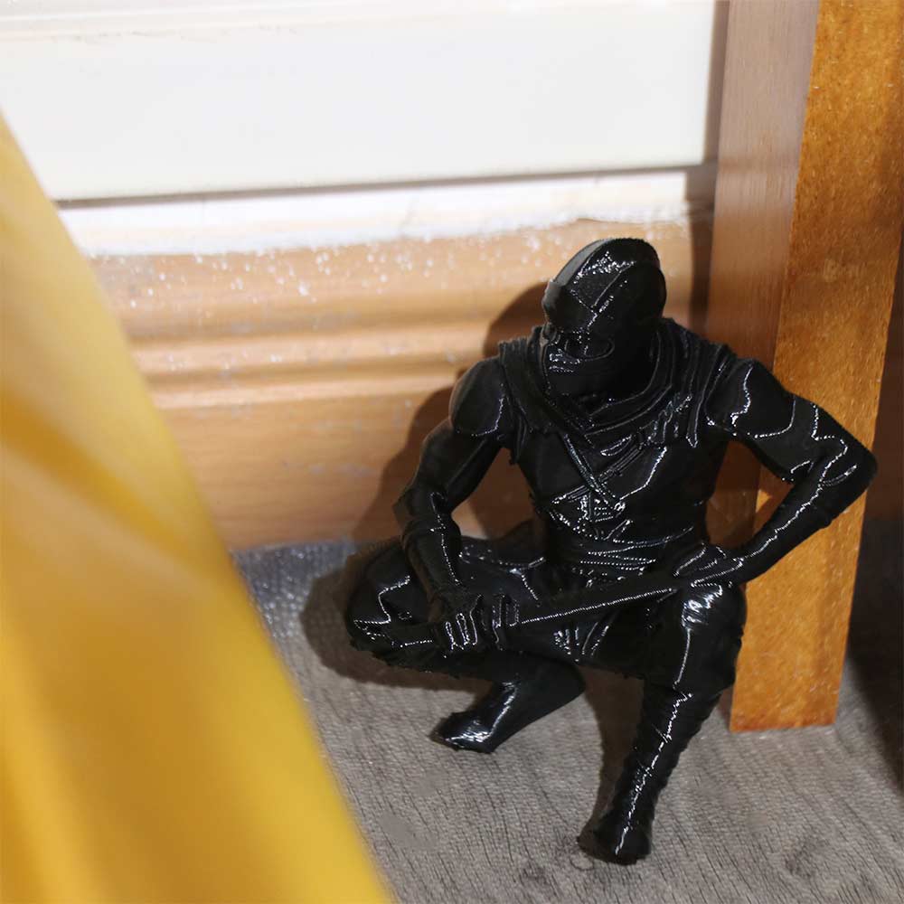 Grappige Ninja Warrior Ornamen - 3D Printing Desk recensie en prijs