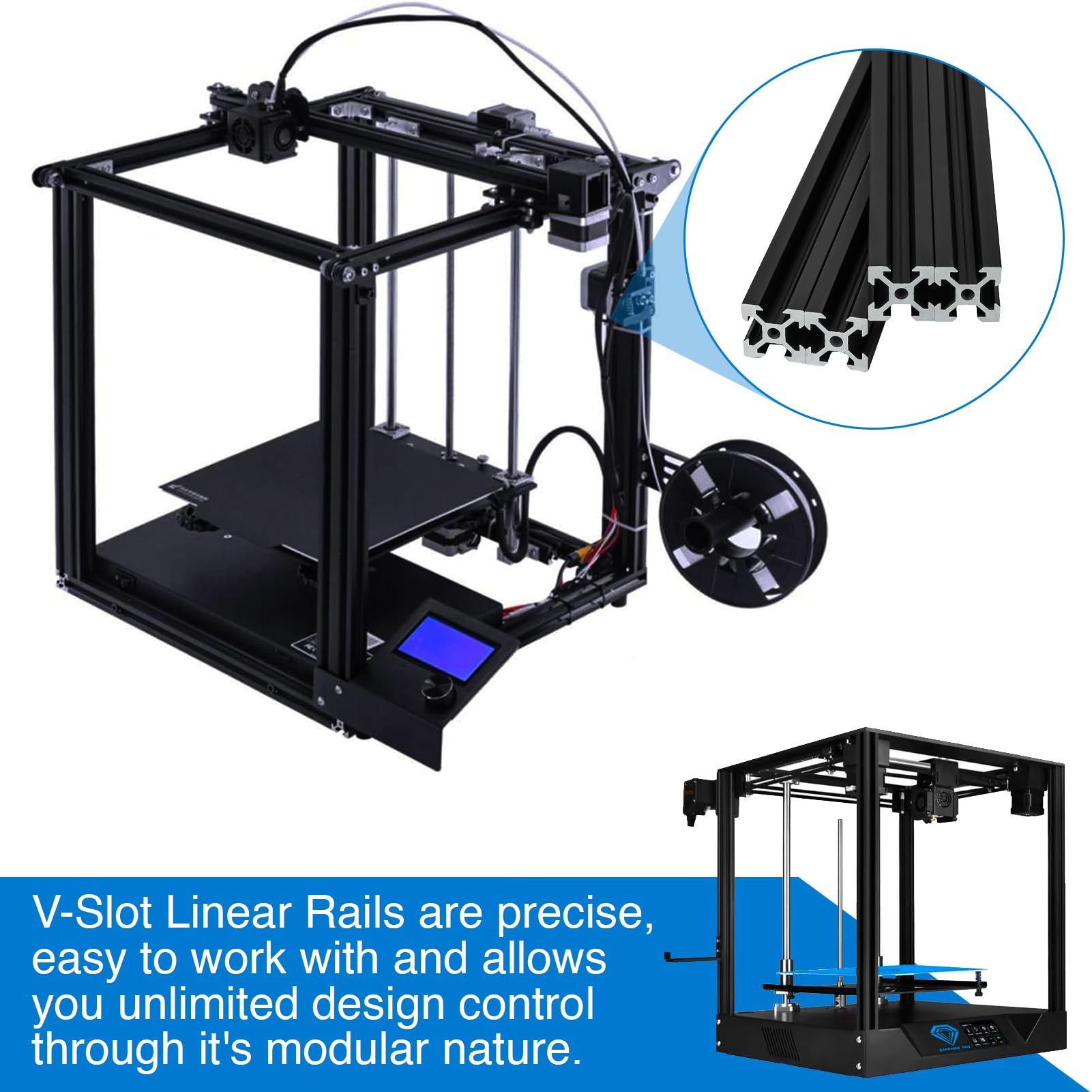 2 Stuks 2020 V-Slot Aluminium  - V Slot Aluminum Extrusion recensie en prijs