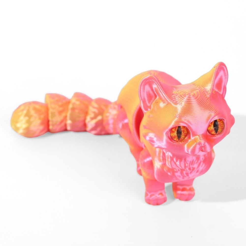 Grote ogen 3D-geprint kattenmo - 3D Printing Material recensie en prijs