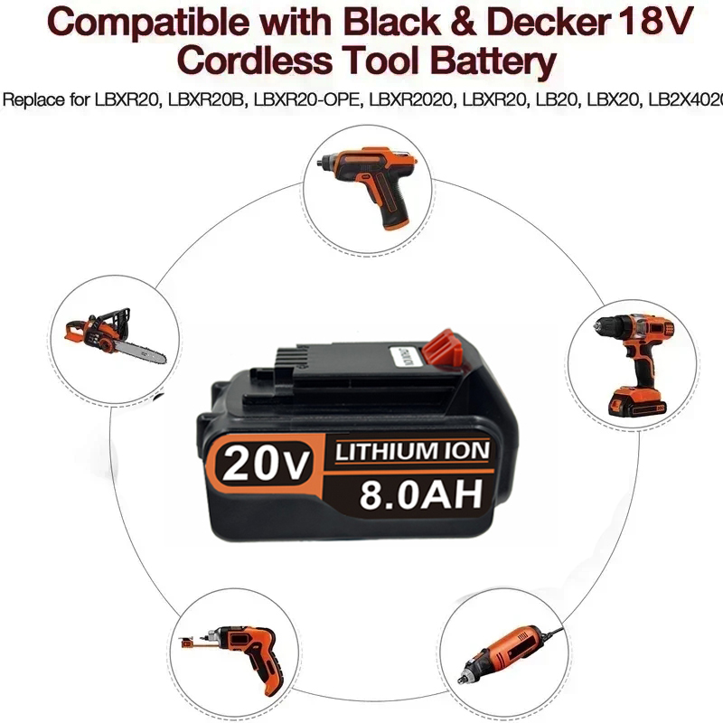 3.0Ah-8.0Ah voor Black & Decke - Black+Decker Tool Cordless recensie en prijs